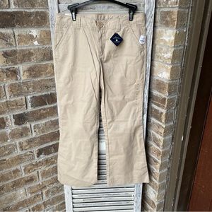 NWT Gap Kids Youth girls Khaki  tan corduroy pants, Size 14 Plus Flair Adjustabl